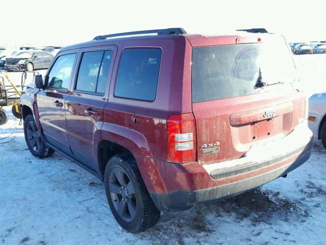 1C4NJRFB3FD270521 - 2015 JEEP PATRIOT LA MAROON photo 3