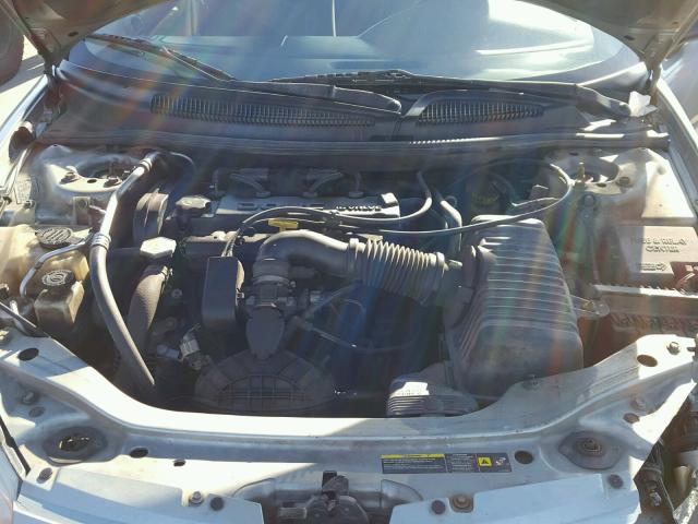 1C3EL46X65N531050 - 2005 CHRYSLER SEBRING SILVER photo 7