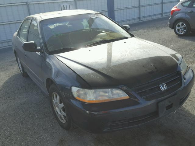 1HGCG56732A038220 - 2002 HONDA ACCORD SE BLACK photo 1