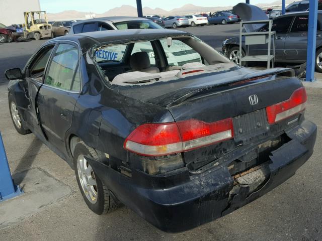 1HGCG56732A038220 - 2002 HONDA ACCORD SE BLACK photo 3