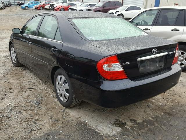 4T1BE32K13U144269 - 2003 TOYOTA CAMRY LE შავი ფოტო 3