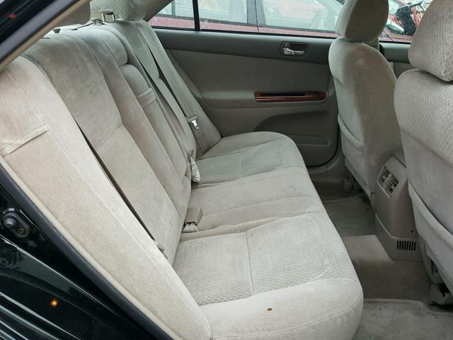 4T1BE32K13U144269 - 2003 TOYOTA CAMRY LE შავი ფოტო 6