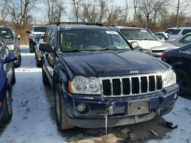 1J8HR58206C182942 - 2006 JEEP GRAND CHER BLUE photo 1