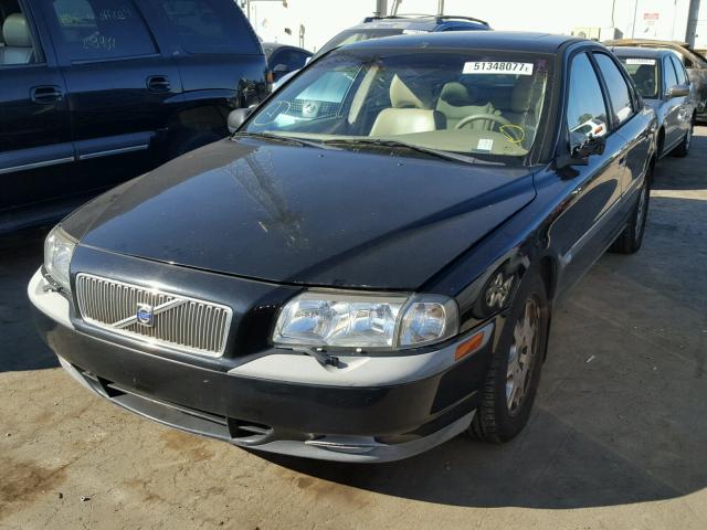 YV1TS94D8Y1070645 - 2000 VOLVO S80 BLACK photo 2