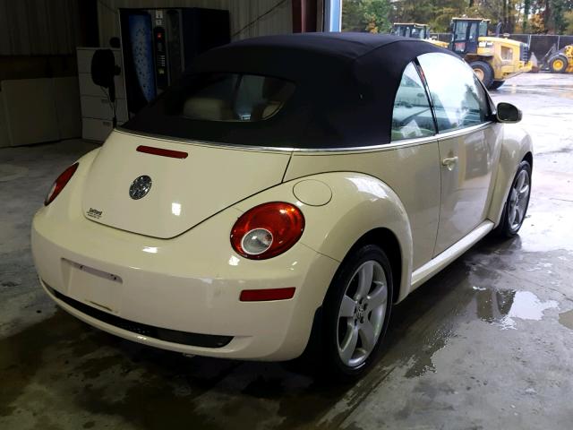 3VWSF31Y76M320657 - 2006 VOLKSWAGEN NEW BEETLE 奶油色 照片 4