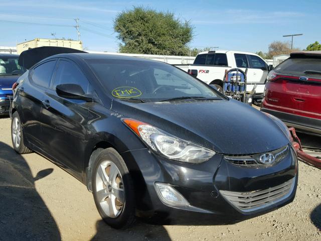 5NPDH4AE0DH422077 - 2013 HYUNDAI ELANTRA GL BLACK photo 1