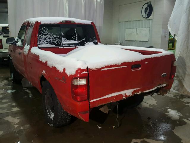 1FTZR45E12TA32076 - 2002 FORD RANGER SUP RED photo 3