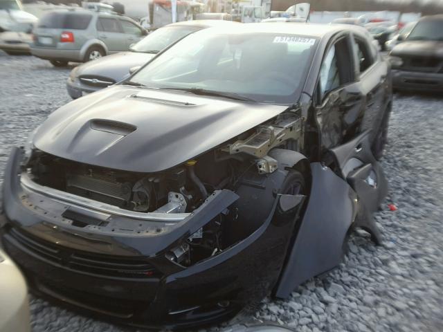 1C3CDFBB3GD624367 - 2016 DODGE DART SXT BLACK photo 2