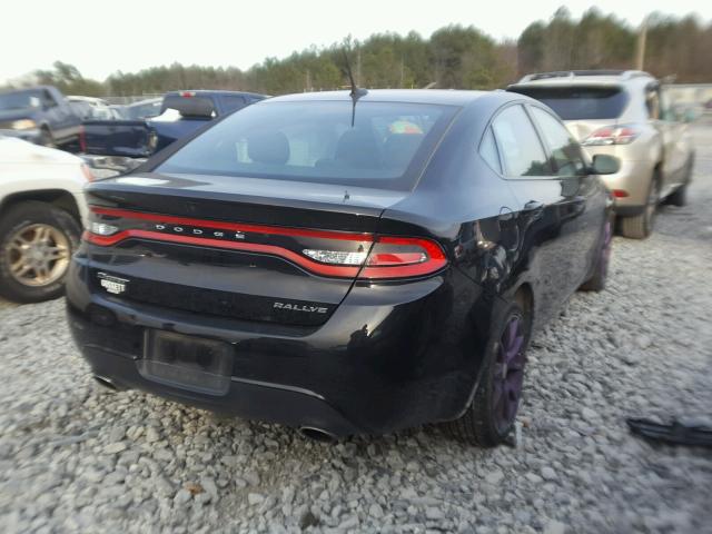 1C3CDFBB3GD624367 - 2016 DODGE DART SXT BLACK photo 4