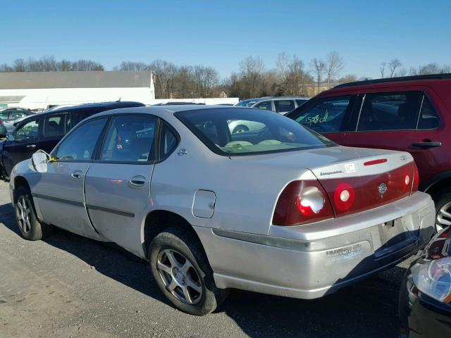 2G1WF52E819163011 - 2001 CHEVROLET IMPALA SILVER photo 3