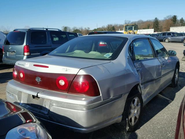 2G1WF52E819163011 - 2001 CHEVROLET IMPALA SILVER photo 4