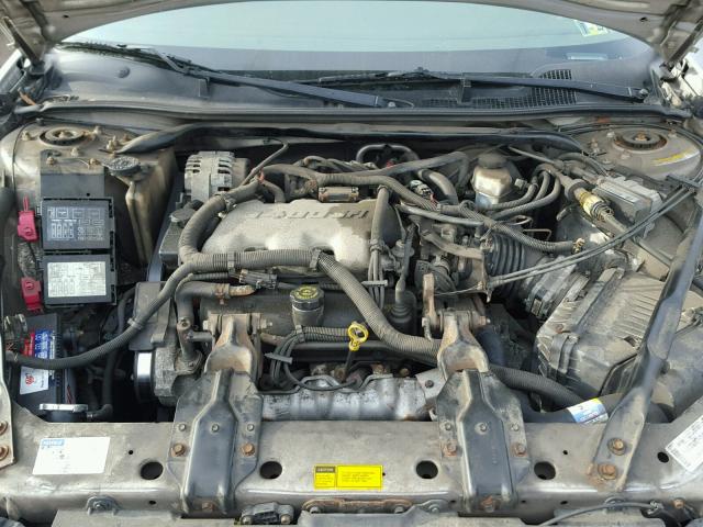 2G1WF52E819163011 - 2001 CHEVROLET IMPALA SILVER photo 7