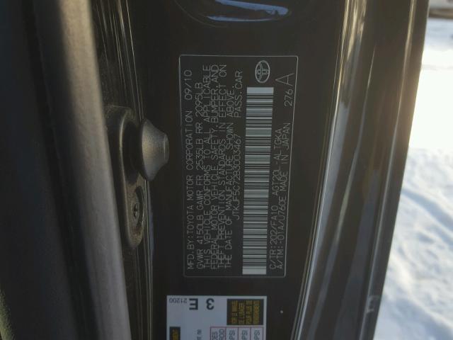 JTKJF5C72B3003467 - 2011 TOYOTA SCION TC 黑色 照片 10