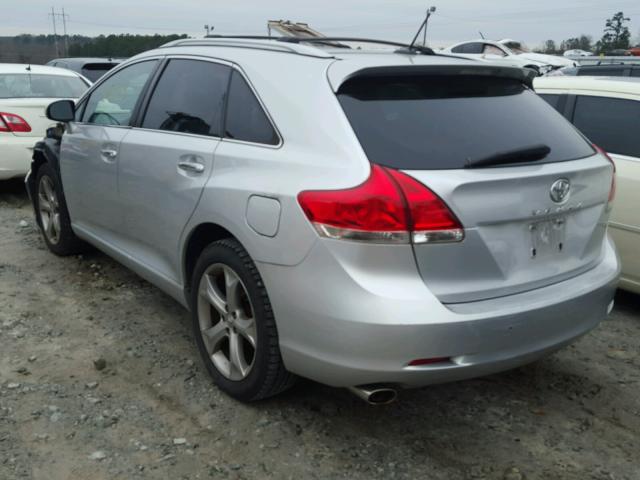 4T3ZK11A79U012878 - 2009 TOYOTA VENZA BASE SILVER photo 3