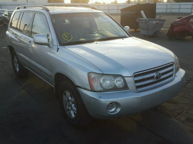 JTEGF21A430075218 - 2003 TOYOTA HIGHLANDER SILVER photo 1