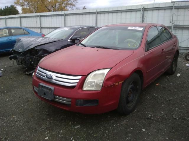 3FAHP06Z98R181380 - 2008 FORD FUSION S BURGUNDY photo 2