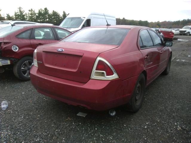 3FAHP06Z98R181380 - 2008 FORD FUSION S BURGUNDY photo 4