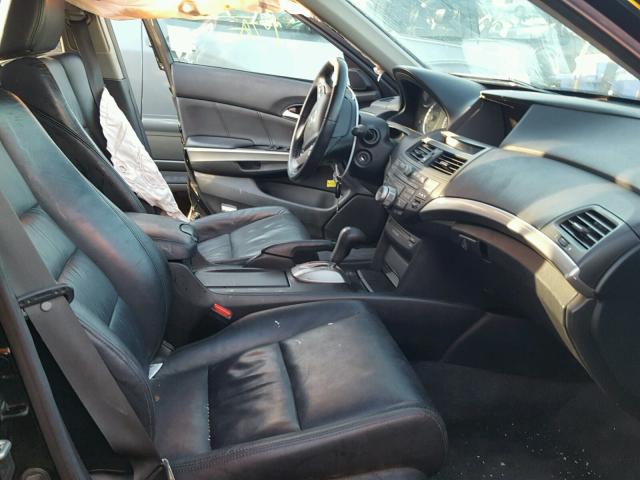 1HGCP2F83AA095250 - 2010 HONDA ACCORD EXL BLACK photo 5