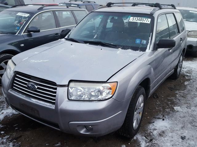 JF1SG63678H719336 - 2008 SUBARU FORESTER 2 SILVER photo 2