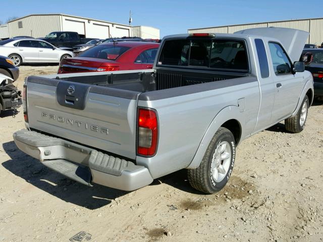 1N6DD26T23C440286 - 2003 NISSAN FRONTIER K SILVER photo 4