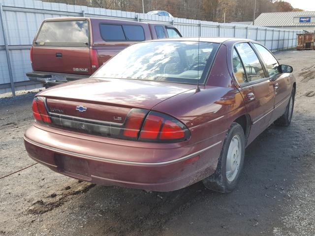 2G1WN52M9T1121510 - 1996 CHEVROLET LUMINA LS MAROON photo 4