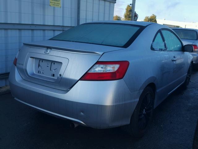 2HGFG12696H506087 - 2006 HONDA CIVIC LX SILVER photo 4