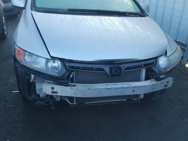 2HGFG12696H506087 - 2006 HONDA CIVIC LX SILVER photo 9