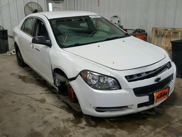 1G1ZG57B494197129 - 2009 CHEVROLET MALIBU LS WHITE photo 1