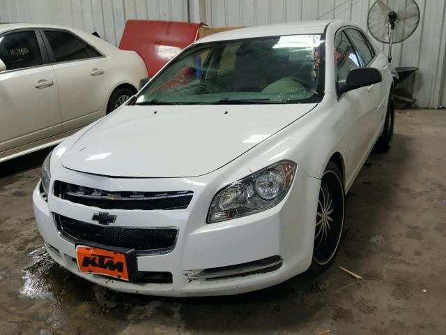 1G1ZG57B494197129 - 2009 CHEVROLET MALIBU LS WHITE photo 2