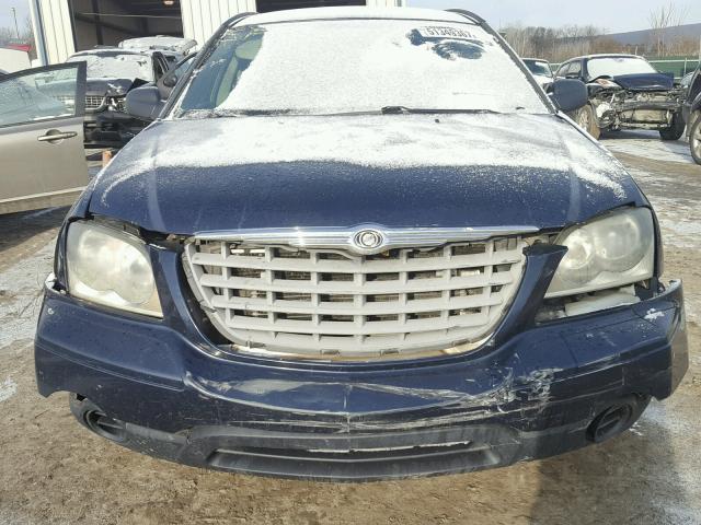 2C4GF48425R394402 - 2005 CHRYSLER PACIFICA BLUE photo 9