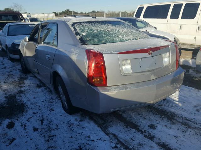 1G6DM56T050231687 - 2005 CADILLAC CTS SILVER photo 3