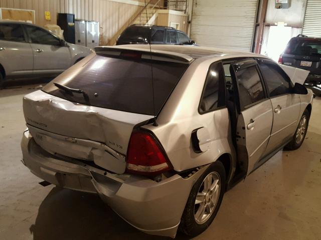 1G1ZT62875F188548 - 2005 CHEVROLET MALIBU MAX SILVER photo 4
