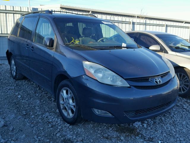 5TDZA22C06S562445 - 2006 TOYOTA SIENNA XLE BLUE photo 1