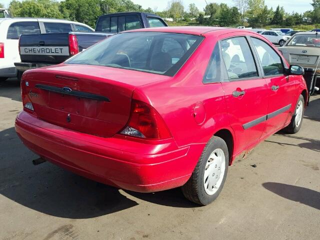 1FAFP33P82W278604 - 2002 FORD FOCUS LX RED photo 4