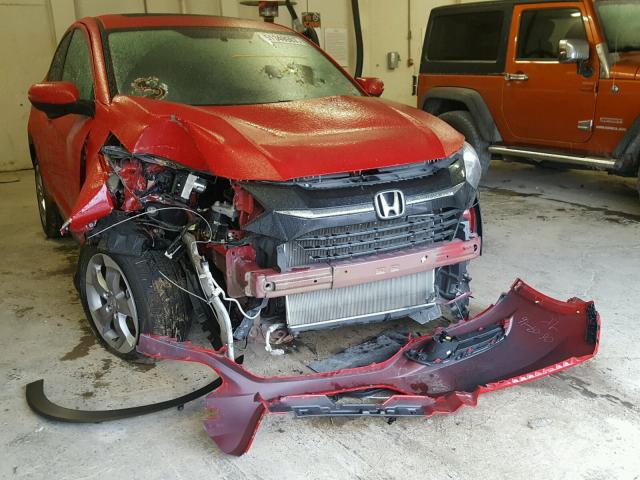 3CZRU5H5XHM701267 - 2017 HONDA HR-V EX RED photo 1