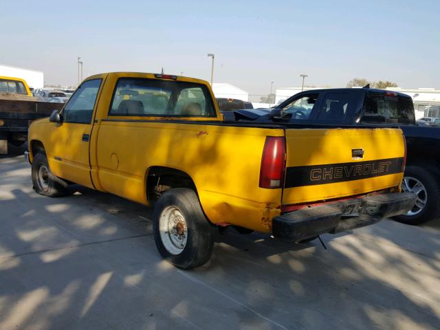 1GCGC24K9SE103629 - 1995 CHEVROLET GMT-400 C2 YELLOW photo 3