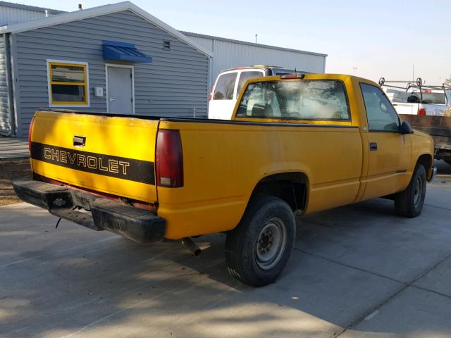 1GCGC24K9SE103629 - 1995 CHEVROLET GMT-400 C2 YELLOW photo 4