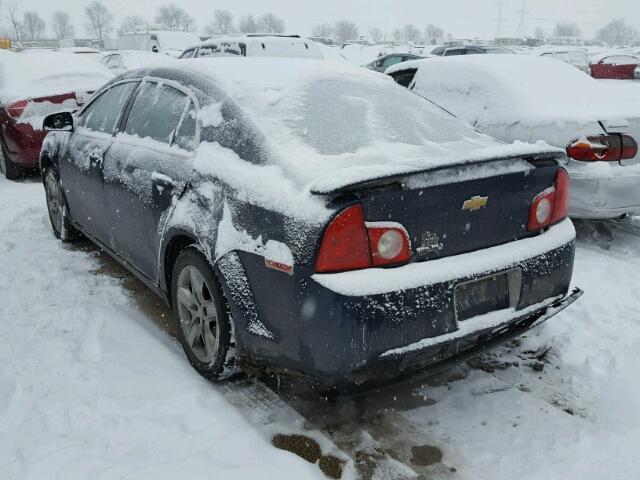 1G1ZG57BX9F128224 - 2009 CHEVROLET MALIBU LS BLUE photo 3