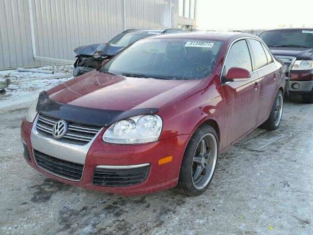 3VWDF31K06M604121 - 2006 VOLKSWAGEN JETTA 2.5L RED photo 2