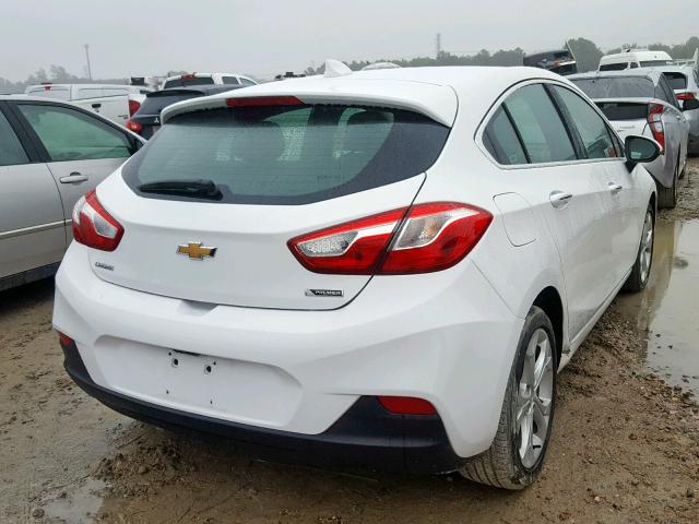 3G1BF6SM6JS631445 - 2018 CHEVROLET CRUZE PREM WHITE photo 4