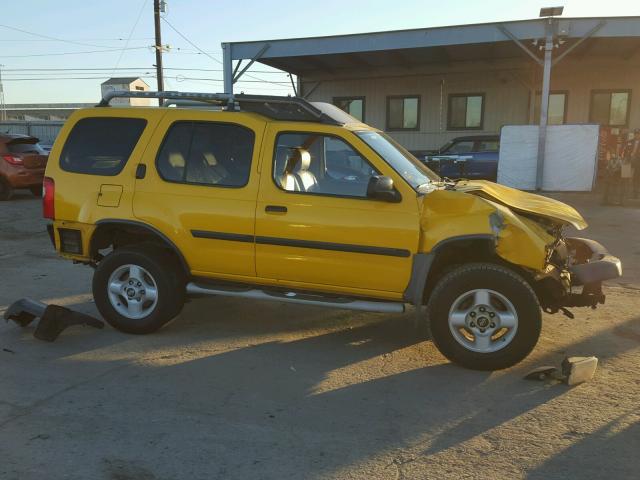 5N1ED28T81C510967 - 2001 NISSAN XTERRA XE YELLOW photo 9