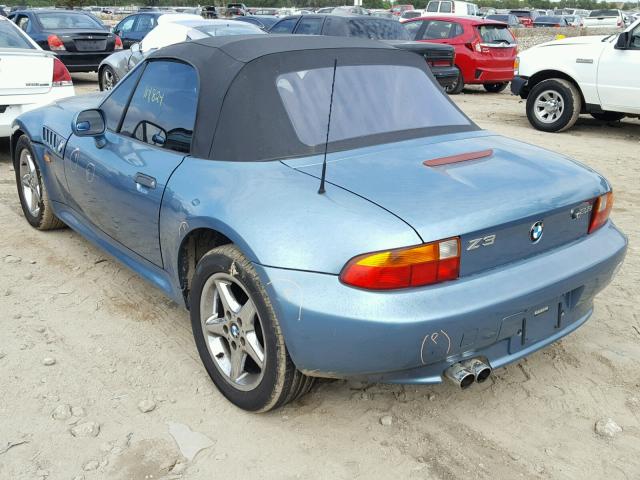 4USCH3332XLF70164 - 1999 BMW Z3 2.8 BLUE photo 3