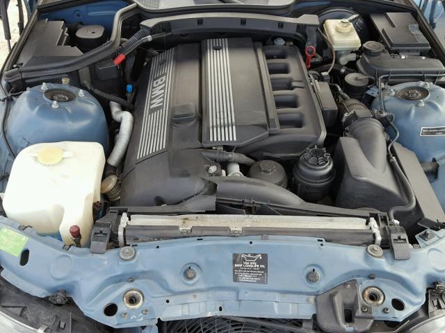 4USCH3332XLF70164 - 1999 BMW Z3 2.8 BLUE photo 7