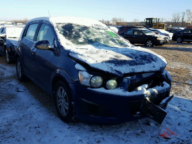 1G1JC6SHXD4213904 - 2013 CHEVROLET SONIC LT BLUE photo 1