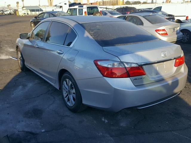 1HGCR2E38EA172703 - 2014 HONDA ACCORD LX SILVER photo 3