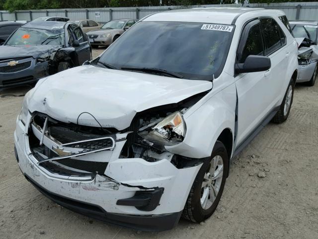 2GNALBEC0B1213457 - 2011 CHEVROLET EQUINOX LS WHITE photo 2