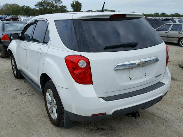 2GNALBEC0B1213457 - 2011 CHEVROLET EQUINOX LS WHITE photo 3