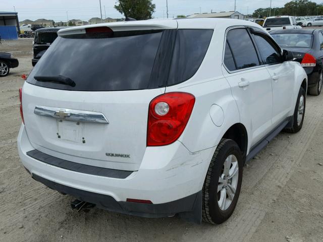 2GNALBEC0B1213457 - 2011 CHEVROLET EQUINOX LS WHITE photo 4