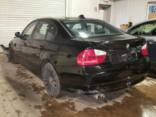 WBAVA37537NE27093 - 2007 BMW 328 I BLACK photo 3