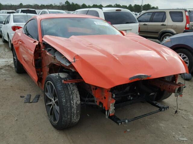 1FA6P8TH1F5358389 - 2015 FORD MUSTANG ORANGE photo 1